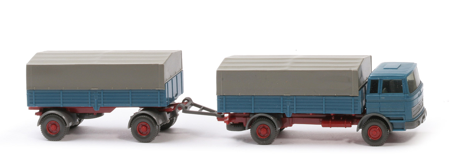 MB LP 1620 Lastzug - azurblau / hellbraunrot - 435/3g