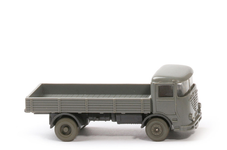 Büssing LU 7 - betongrau / anthrazit, m. Fahrer - 474/1d