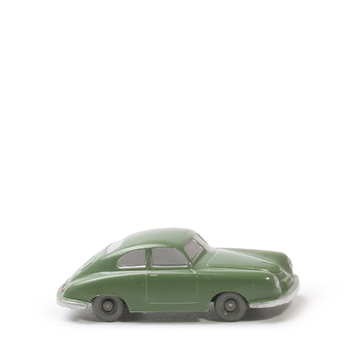 Porsche 356 Rollachser - dunkelmaigrün, mit silberner Schablonierung - 160/2g