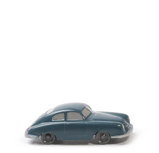 Porsche 356 Rollachser - dunkelgraublau, mit silberner Schablonierung - 160/2c