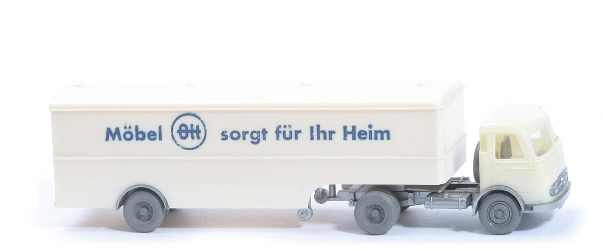 MB LPS 332 Pullman - Großer Koffer-Sattelzug - OTT (Druck breit)- cremeweiß - OTT