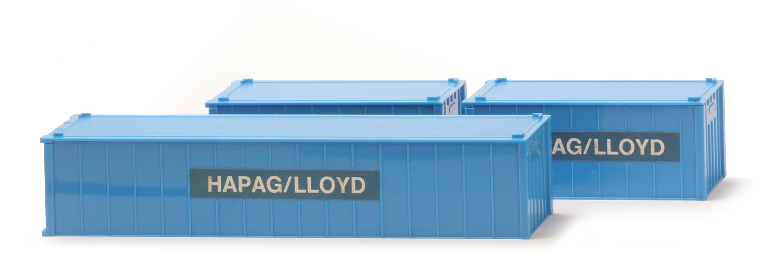 Container-Packung (Typ 1) - HAPAG-LLOYD, Beschriftung montiert - 528/3a