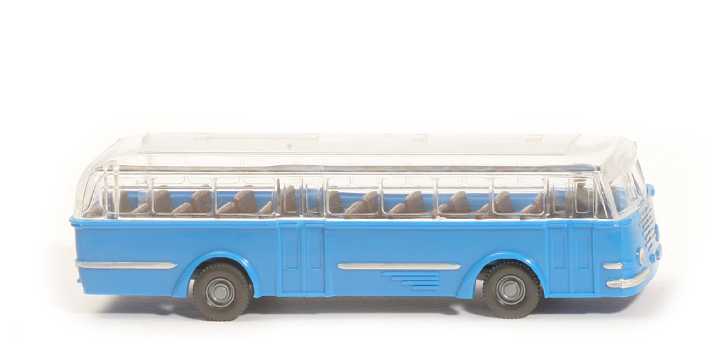 Büssing Trambus - RIVAROSSI mit Dachlüfter,  Chassis neu, himmelblau - 720/7d