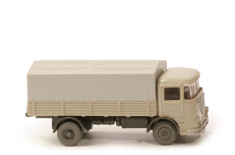 Büssing LU 7 - hellgelbgrau / olivgrün, m. Fahrer - 474/1e