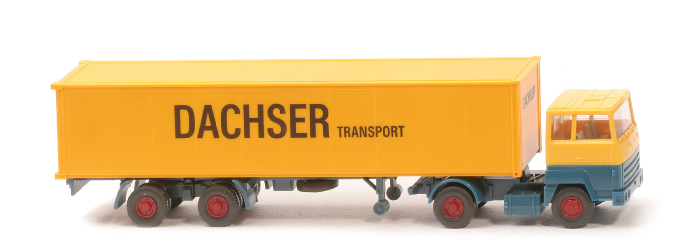 Ford Transcontinental Koffer-Sattelzug  - Dachser, Container (Messemodell) - 540/30 Vors.