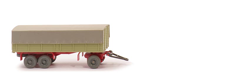 Dreiachsanhänger (Typ 1) - PR lindgrün, CH rot, BP WM/Germany - 481/5a