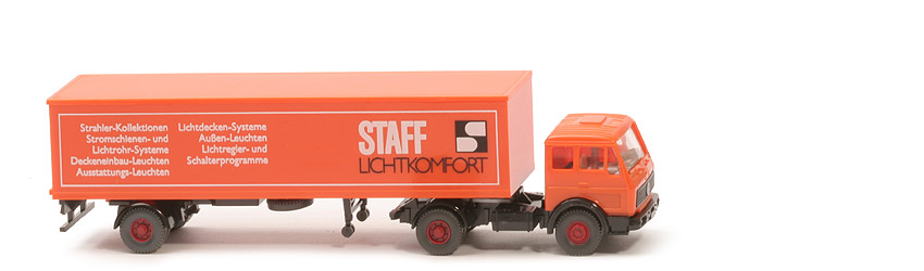 MB 1619 S Koffer-Sattelzug 2/1 - Staff, o. Spielaufnahmen Grill o. Streifen - 547/4b