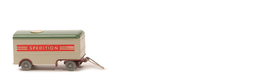 Möbelanhänger Spedition - hellgelbgrau/diamantgrün/rotbraun - 501/5b