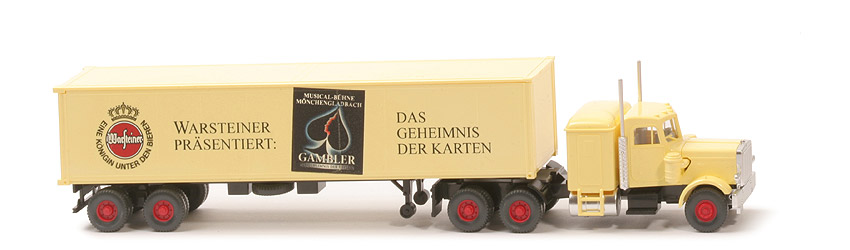 Peterbilt Container-Sattelzug (1997) - Warsteiner: "Musical Highlights D", Gambler - Warsteiner (7) 2