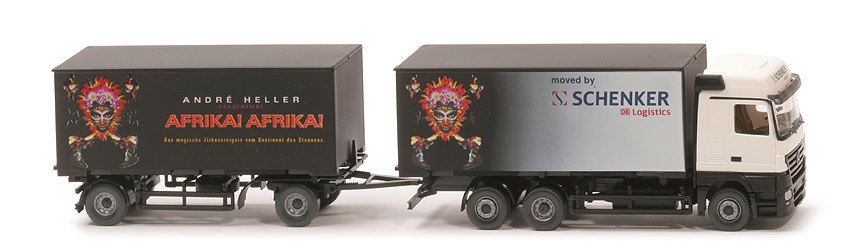 MB Actros MP3 LH Megaspace Wechselkofferzug (2007) - Afrika II (Schenker 44459) - nicht erfasst
