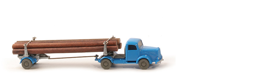 MB L 5000 S Langholztransporter - FH, CH himmelblau - 390/9b