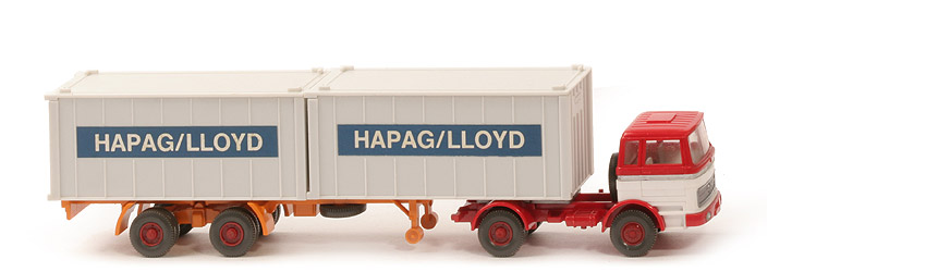 MB LPS 1620 Container-Sattelzug - Hapag-Lloyd rot / weiß / rot - Hapag-Lloyd 5?
