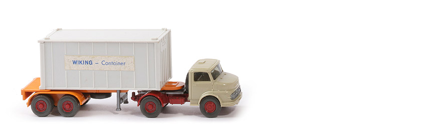 MB LS 1413 Container-Sattelzug 20 ft - WIKING-Eigenwerbung - nicht erfasst