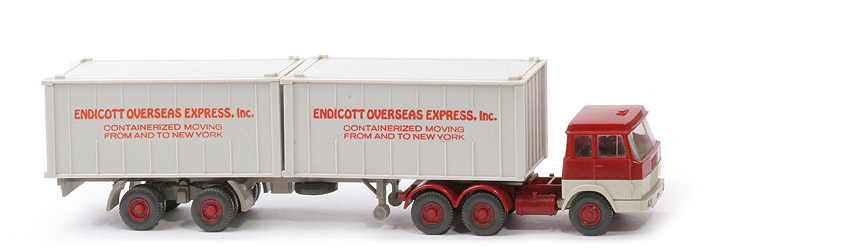 Hanomag-Henschel Container-Sattelzug - ENDICOTT 3-zeilig - Endicott Overseas (1)