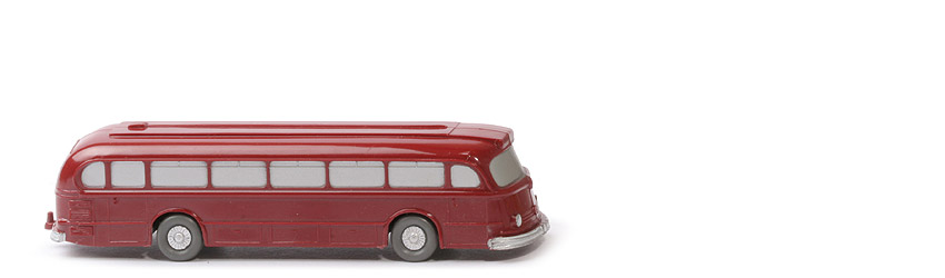 MB Pullman Bus uv - weinrot, Boden glatt. m.ZH - 700/8 ~