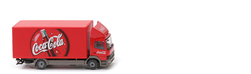 MB Atego 1217 Koffer-Lkw (2002) - Coca-Cola (Lemke Collection) - nicht erfasst