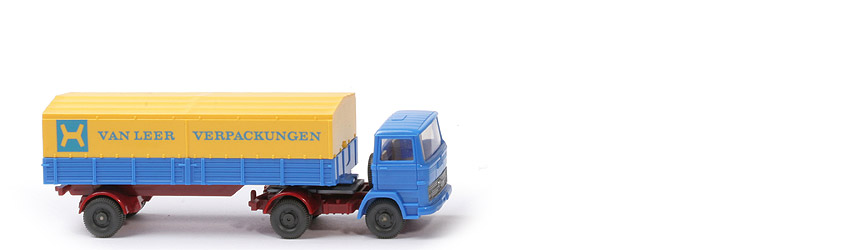 MB LPS 1317 Pritschen-Sattelzug - Van Leer - Van Leer