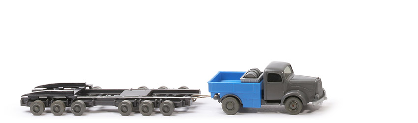 MB L 5000 Alter Straßenroller - FH, CH basaltgrau, PR himmelblau - 590/4 ?