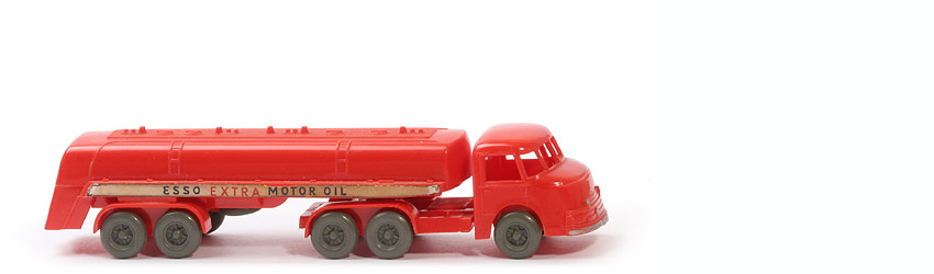Henschel Bimot Esso Supertankwagen - uv, m. EXTRA in rot, orangerot - 790/2b