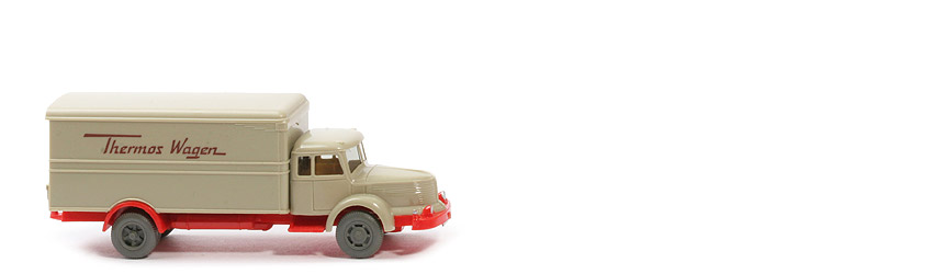 Krupp Titan Thermos Wagen - Aufbau hellgelbgrau, CH blassrot - 484/2b