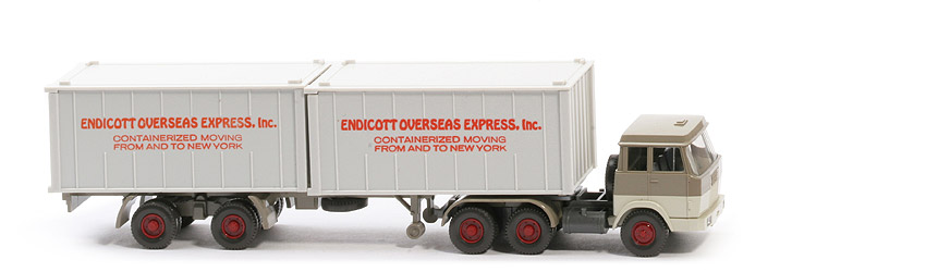 Hanomag-Henschel Container-Sattelzug - ENDICOTT 3-zeilig - Endicott Overseas (1)