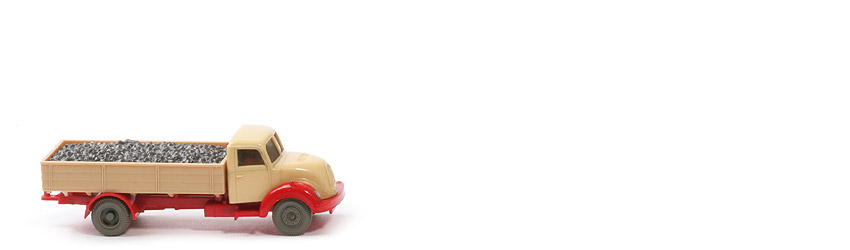 Magirus Sirius mit Kohlenladung - FH hellbeige, PR beige, CH rot - 430/15a