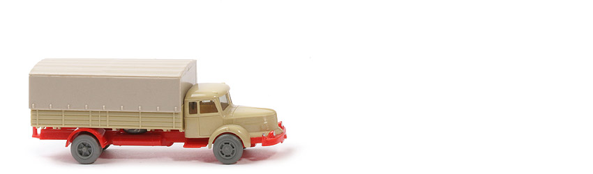 Krupp Titan Pritschen-LKW - FH, PR, grünbeige, CH orangerot, Blinker - 480/4 ?