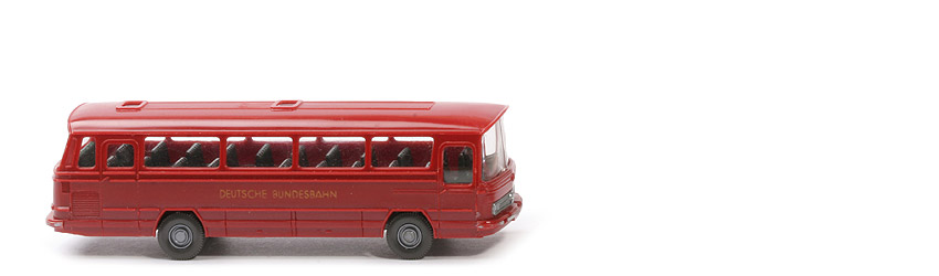 MB O 302 Bundesbahn - weinrot, Deutsche Bundesbahn - 709/3a