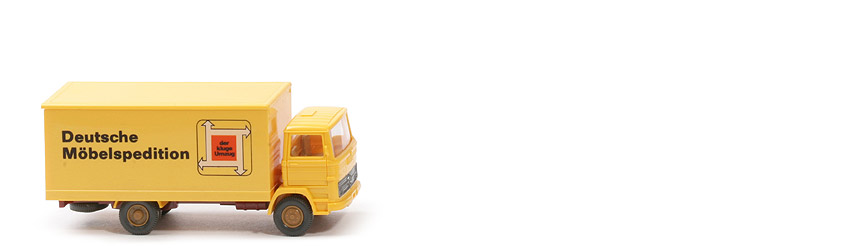 MB LP 1317 hoher Koffer - Deutsche Möbelspedition, ohne Lkr, mit Spiegeln - 435/6 ?