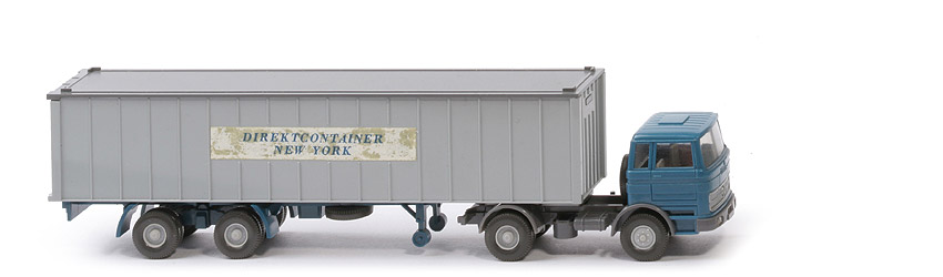 MB LPS 1620 Container-Sattelzug - DACHSER azurblau / staubgrau - Dachser (4)