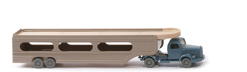 MB L 3500 S PKW-Transporter - ZM mattgraublau, Aufl. graubeige/rotelfenbein - 580/7 ?