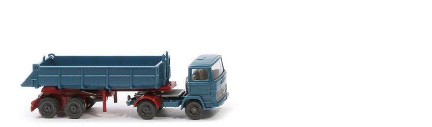 MB LPS 1317 Alter Hinterkipper - o. Spiegel o. Lkr, azurblau - Mercedes (4) 