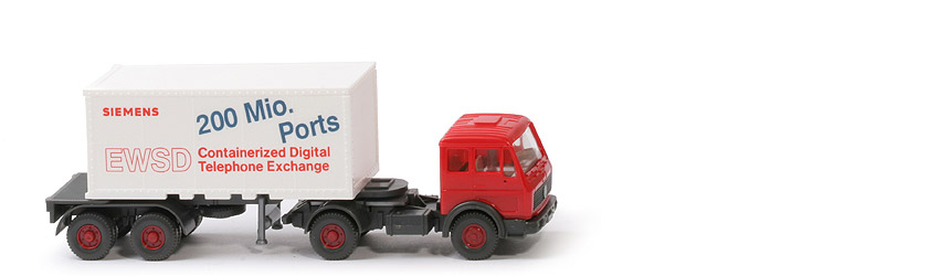 MB 1632 S Container-Sattelzug 20 ft - Siemens EWSD - 200 Mio. Ports - Siemens (69) ~