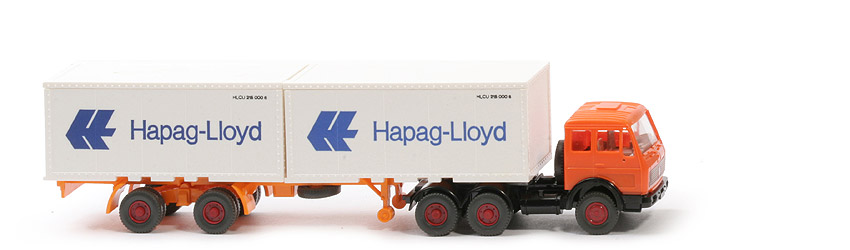 MB 2632 S Container-Sattelzug - Hapag-Lloyd 2 x 20 ft , FH orange - Hapag-Lloyd 6 ?