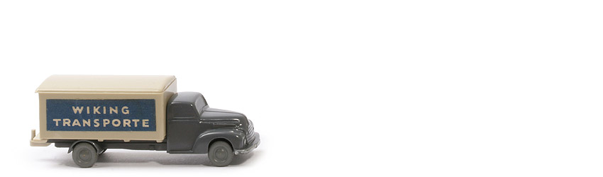 Ford 3500 flacher Koffer - FH, CH dunkelbasaltgrau, Koffer hellgelbgrau - 540/12c