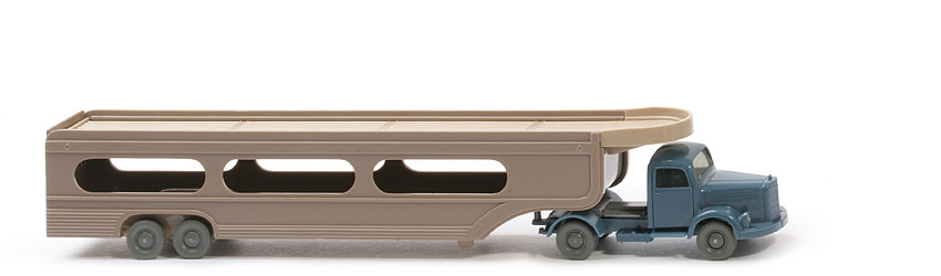 MB L 3500 S PKW-Transporter - ZM mattgraublau, Aufl. graubeige/rotelfenbein - 580/7 ?