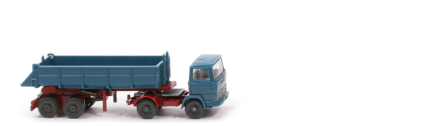 MB LPS 1317 Alter Hinterkipper - o. Spiegel o. Lkr, azurblau - Mercedes (4) 