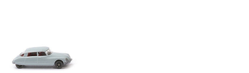 Citroën DS 19 Pallas - hellgraublau, Lkr separat - 190/2a