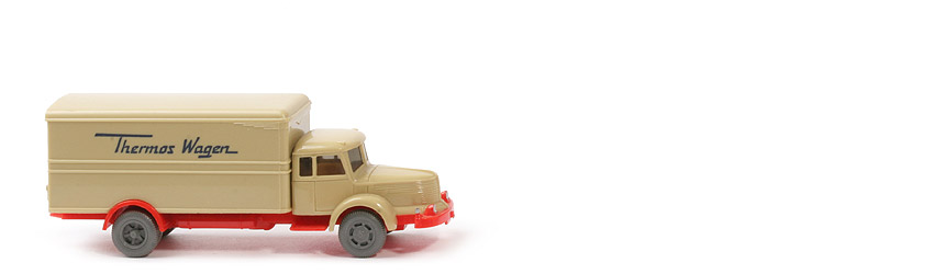 Krupp Titan Thermos Wagen - Aufbau grünbeige CH orangerot - 484/3g