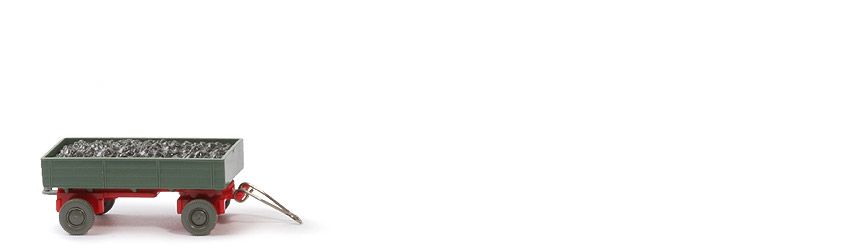 LKW-Anhänger (Typ 5) - ZH angeklebt, PR dunkelresedagrün, CH rot, mit Kohleladung - 431/1 ?