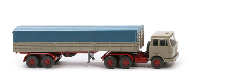 Hanomag Henschel Pritschen-Sattelzug - FH olivgrau/olivgrau, PR olivgrau - 514/8 ?