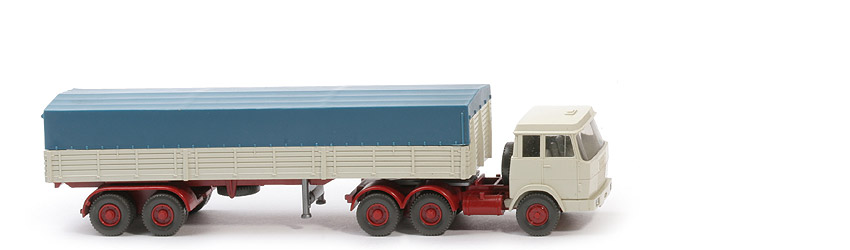 Hanomag Henschel Pritschen-Sattelzug - FH perlweiß/perlweiß, PR perlweiß - 514/8k