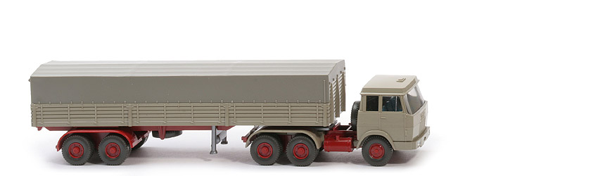 Hanomag Henschel Pritschen-Sattelzug - FH olivgrau/olivgrau, PR olivgrau - 514/8 ?