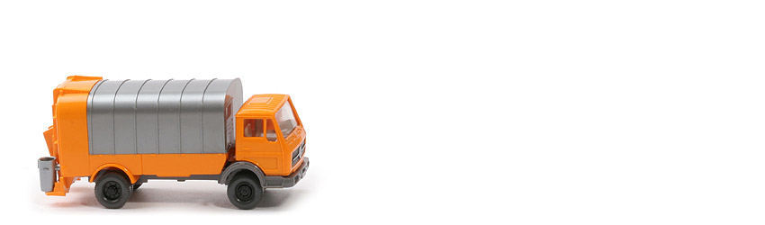MB 1017 Müllwagen - Mercedes (3c) - o. Beschriftung, BP 640 - Mercedes (3c) 