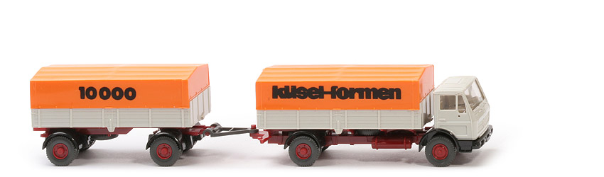MB 1617 - 10000 Küsel-Formen, grauweiß, Plane rotorange, Grill integriert - Küsel