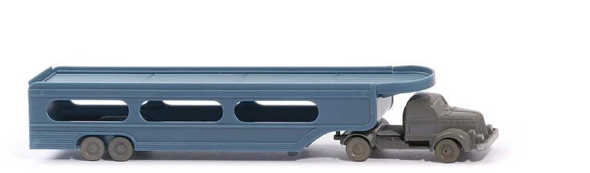 White PKW-Transporter - ZM basaltgrau, Aufl. mattgraublau - 580/1 ?