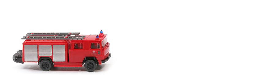 Magirus Spritzenwagen LF 16 - Lima, rot, CH schwarz - 610a/2