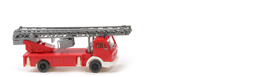 MB 1619 Leiterwagen Metz - Klarverglasung, ohne Haspel, Warnlichter gerade - 618/1d