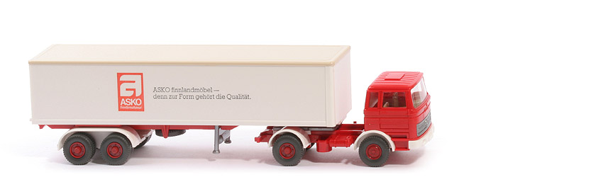 MB LPS 1620 Koffer-Sattelzug - Asko (Messemodell) - Asko-Finnlandmöbel (1)