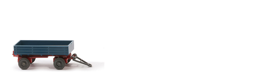 LKW-Anhänger (Typ 5) - unverklebt: ZH integriert, PR ozeanblau, CH weinrot Germany - 400/19d